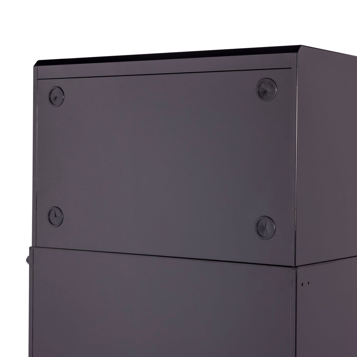 SGS 42in 10 Drawer Roller Cabinet with Top Hutch | Black